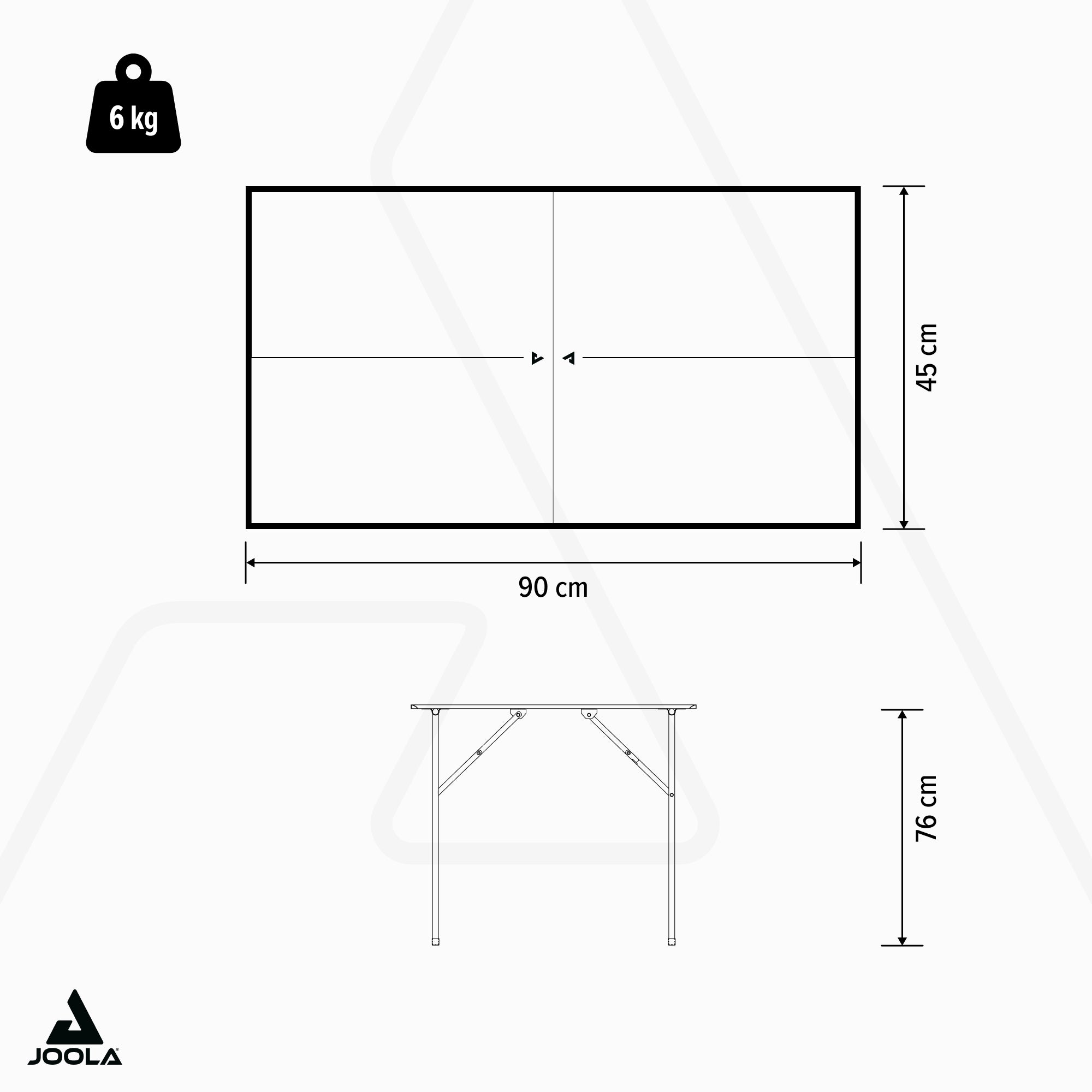 Joola table tennis plate mini