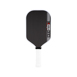 Schwarzer Pickleball-Schläger mit weißem Griff und Joola-Logo, rechteckige Schlagfläche, modernes Design.