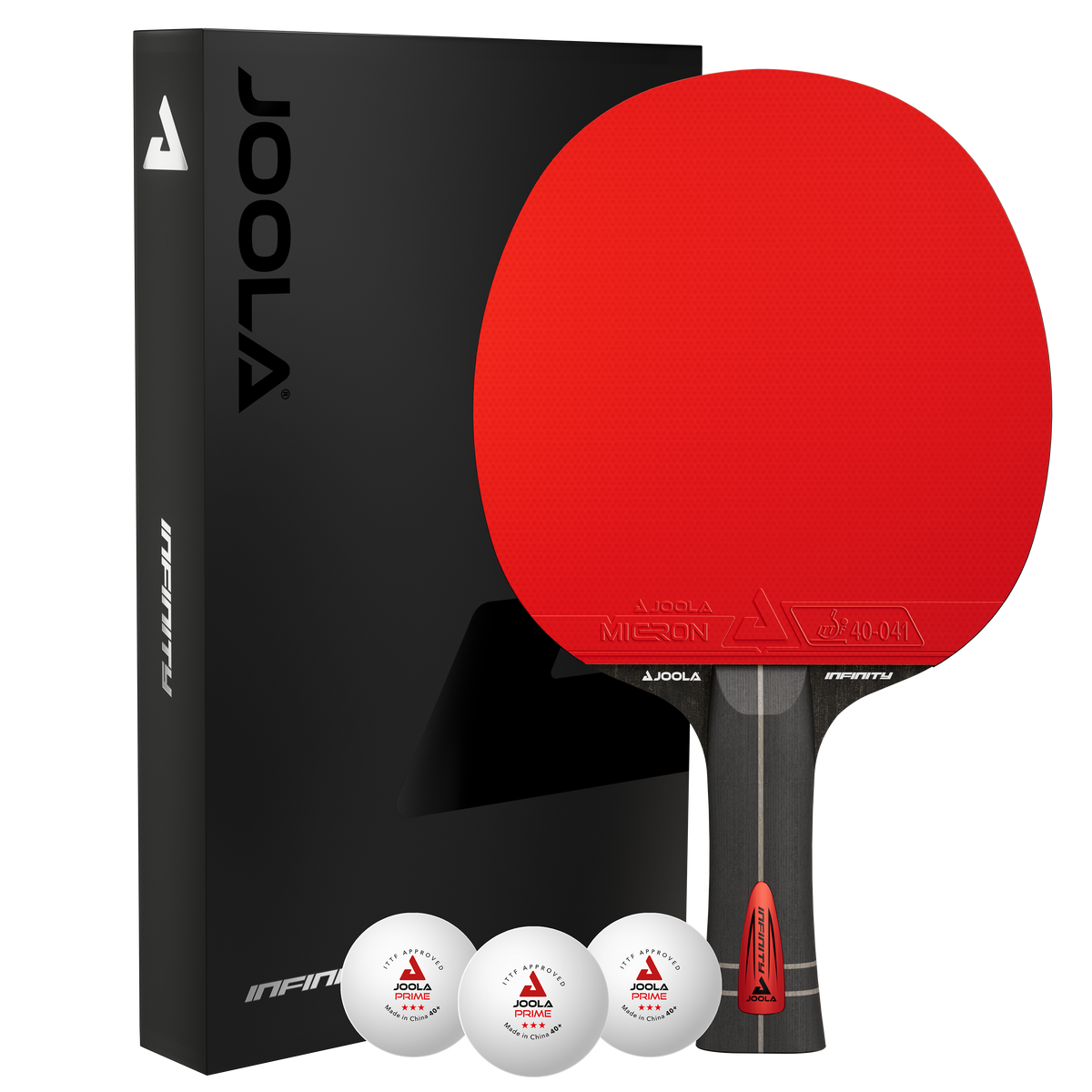 JOOLA Table Tennis Racket Infinity Z Carbon + 3 Balls