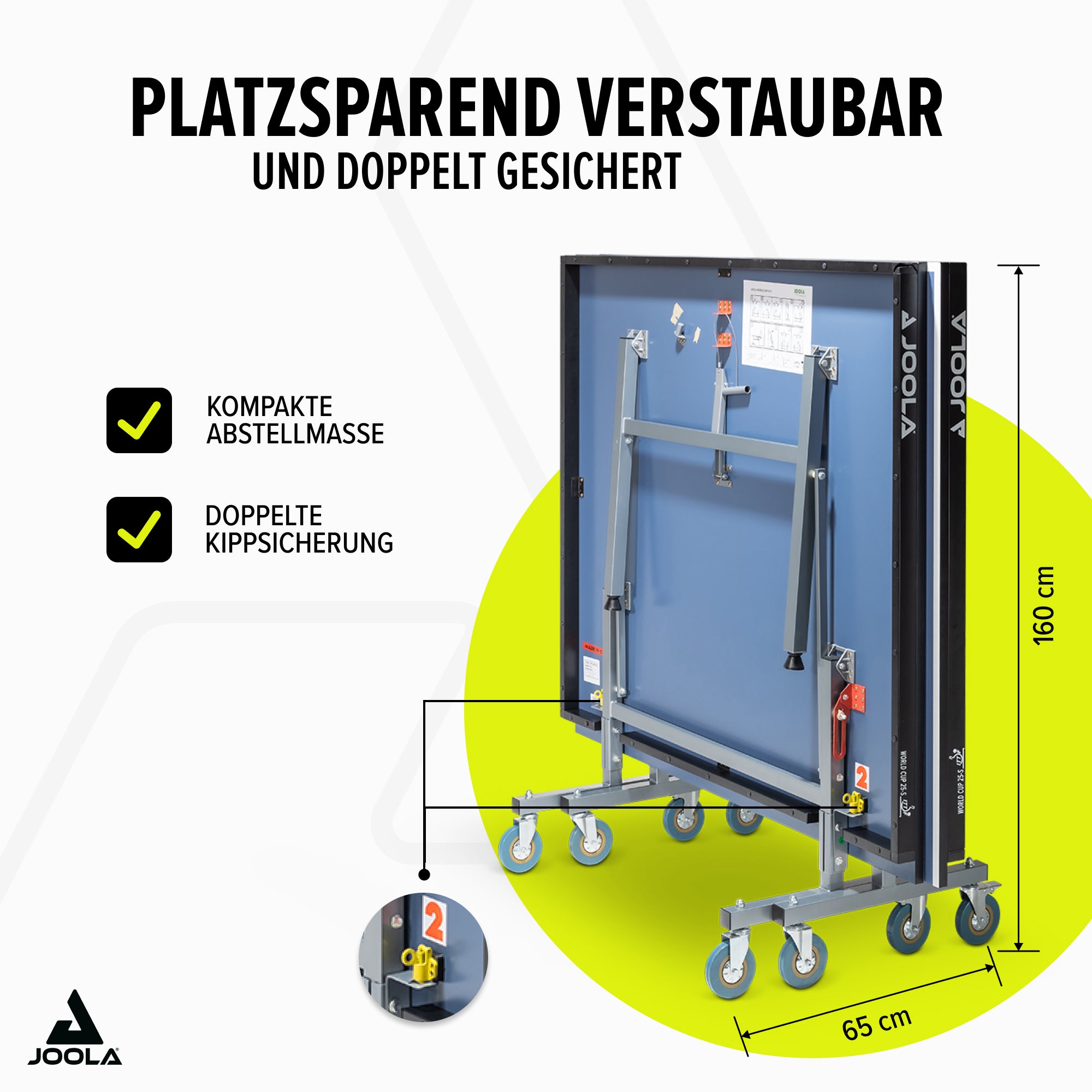 JOOLA Tischtennisplatte World Cup 25-S ITTF