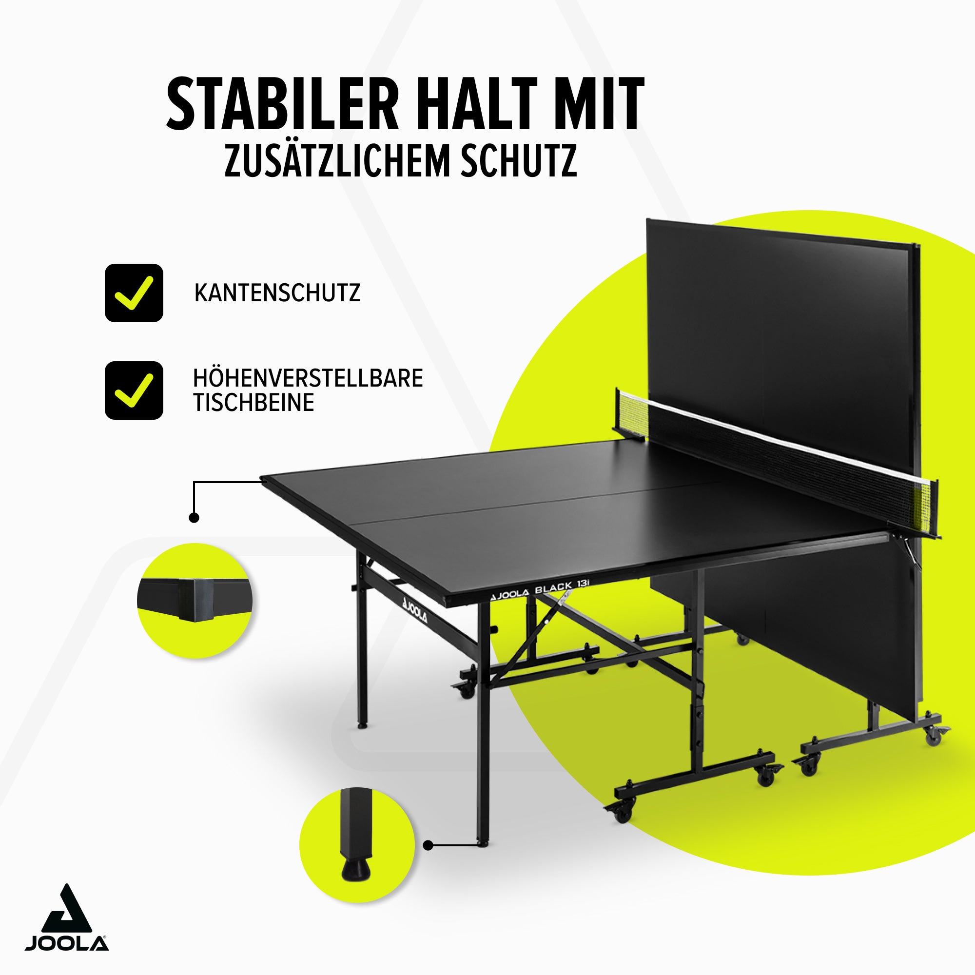 JOOLA BLACK 13i TABLE TENNIS MAT