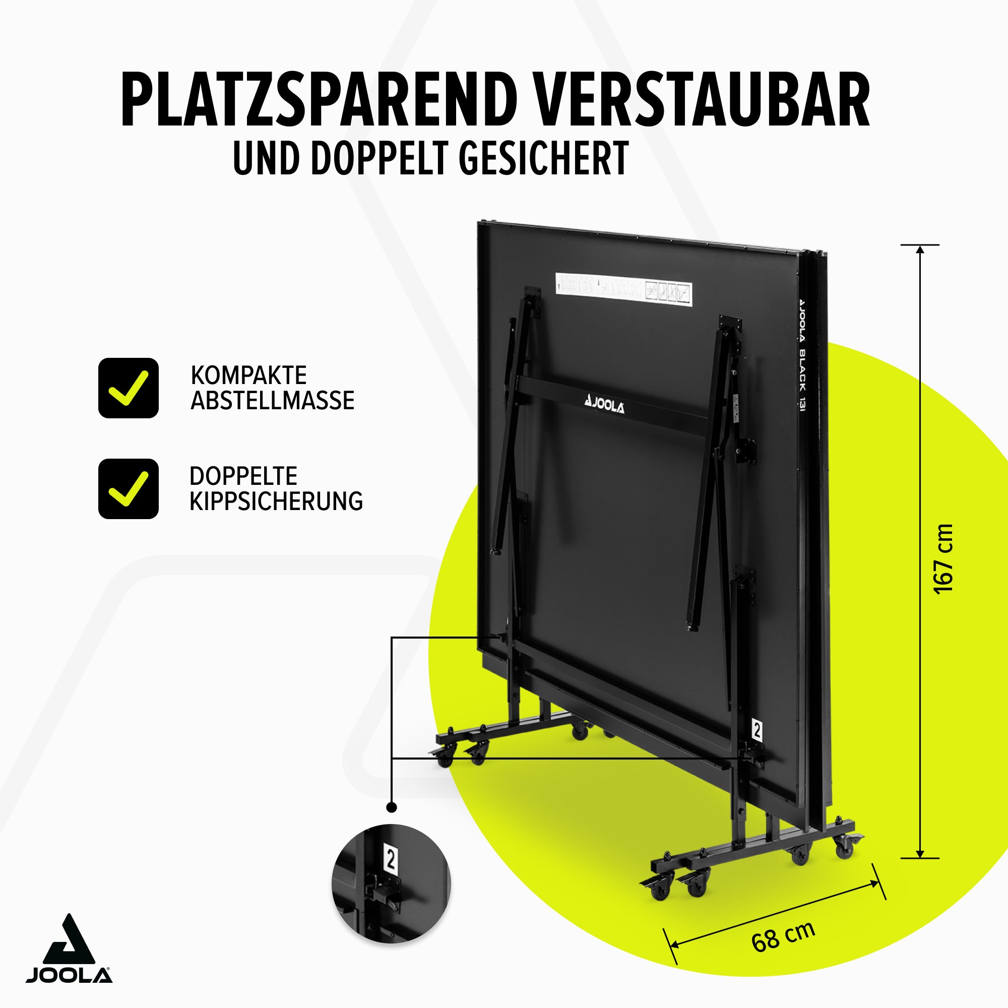 JOOLA BLACK 13i TABLE TENNIS MAT