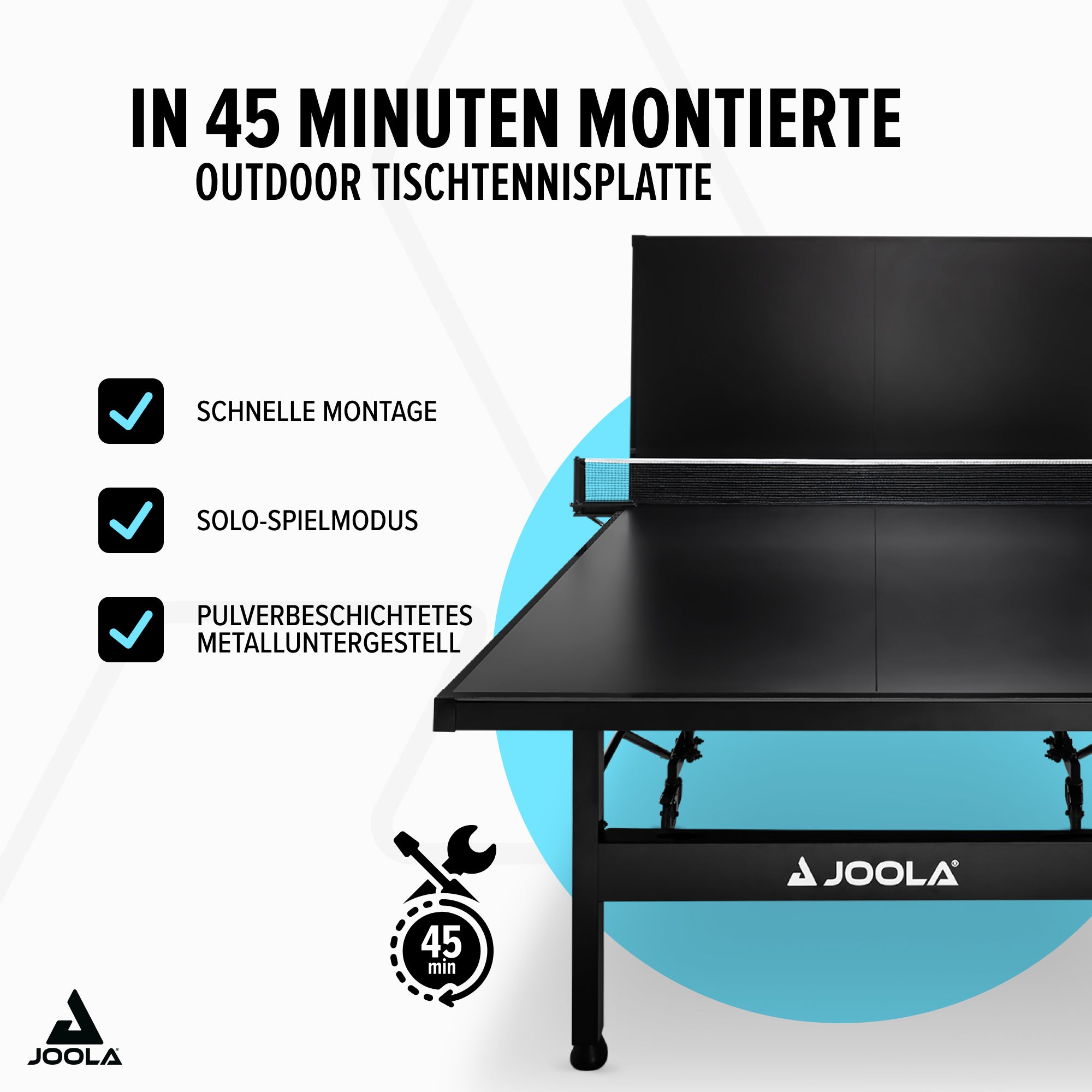 JOOLA Tischtennisplatte Black Outdoor