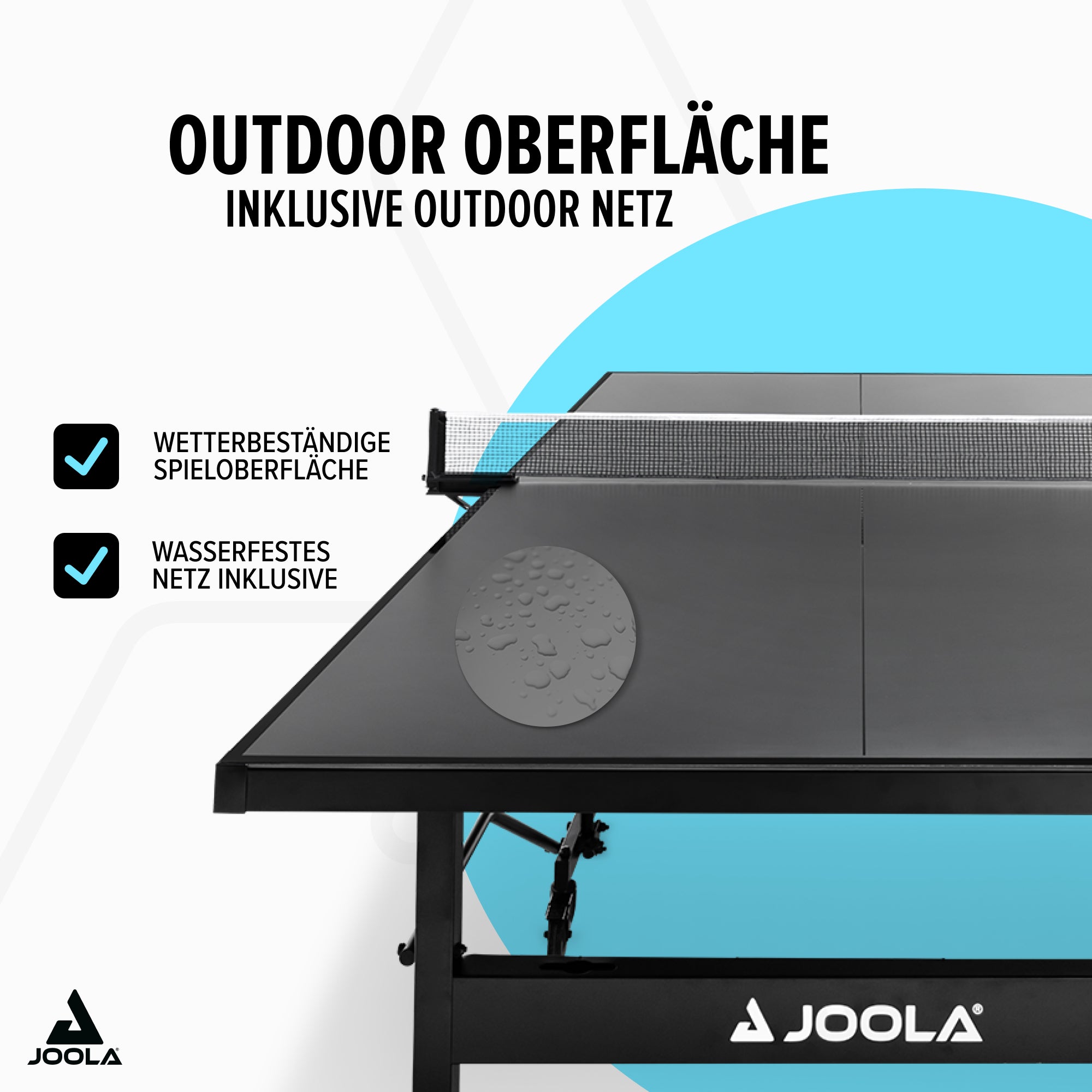 JOOLA Tischtennisplatte Black Outdoor