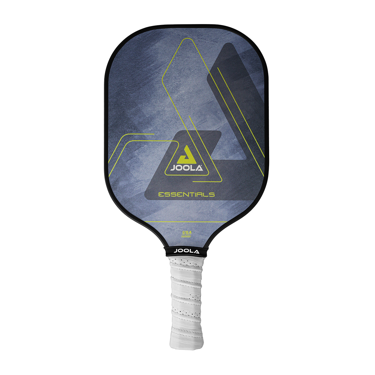 JOOLA Pickleball Schläger Essentials blue in Seitenansicht mit Fokus auf das Design.