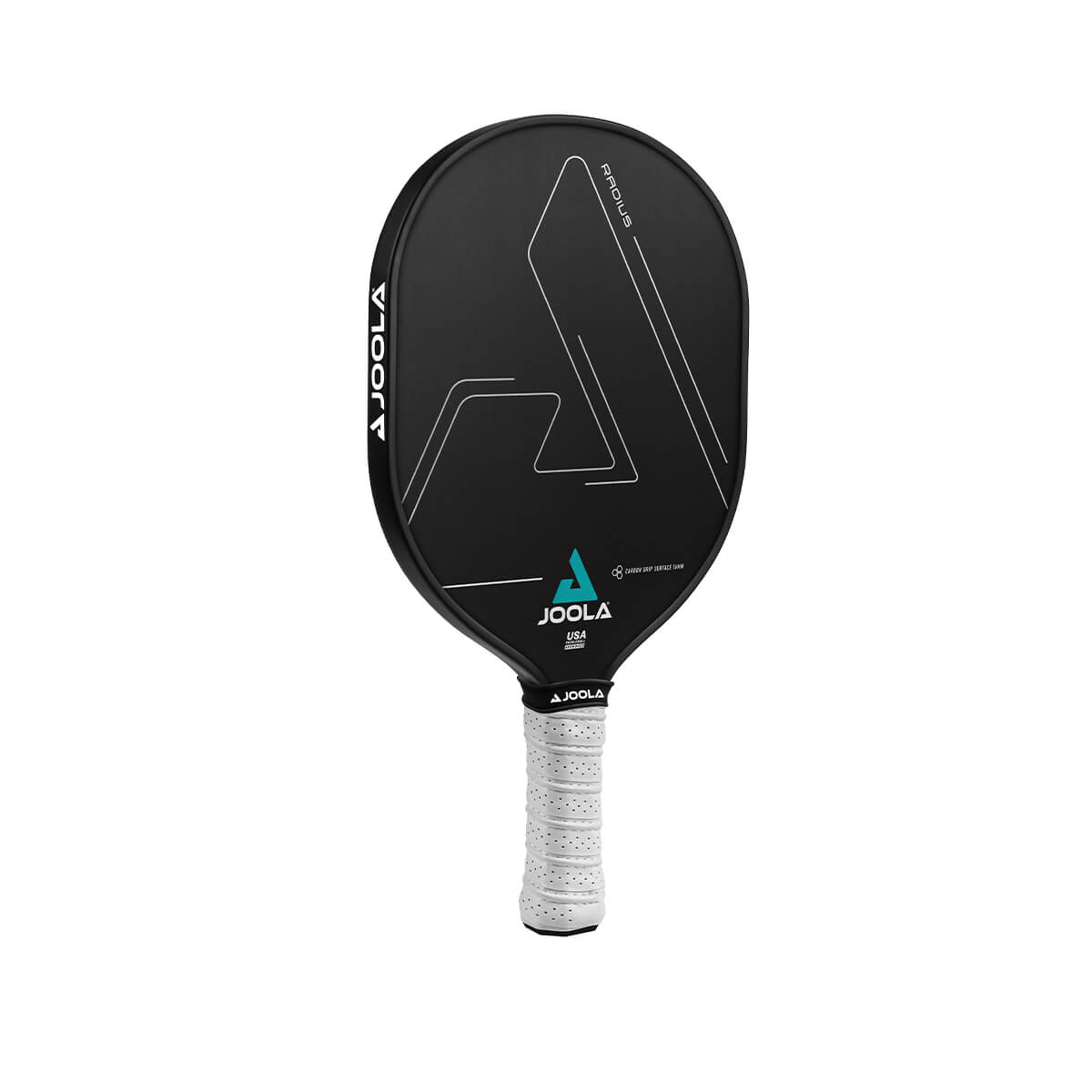 Detailaufnahme des JOOLA Pickleball Schläger Radius CGS 16, zeigt die Oberfläche und Struktur.