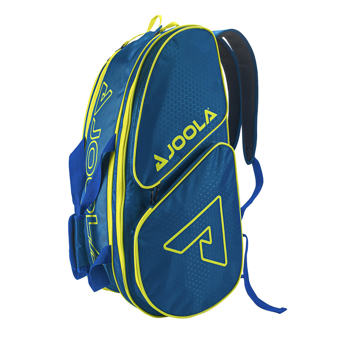 Vorderansicht des JOOLA Tour Elite Pickleball Tasche, hebt das elegante Erscheinungsbild hervor.