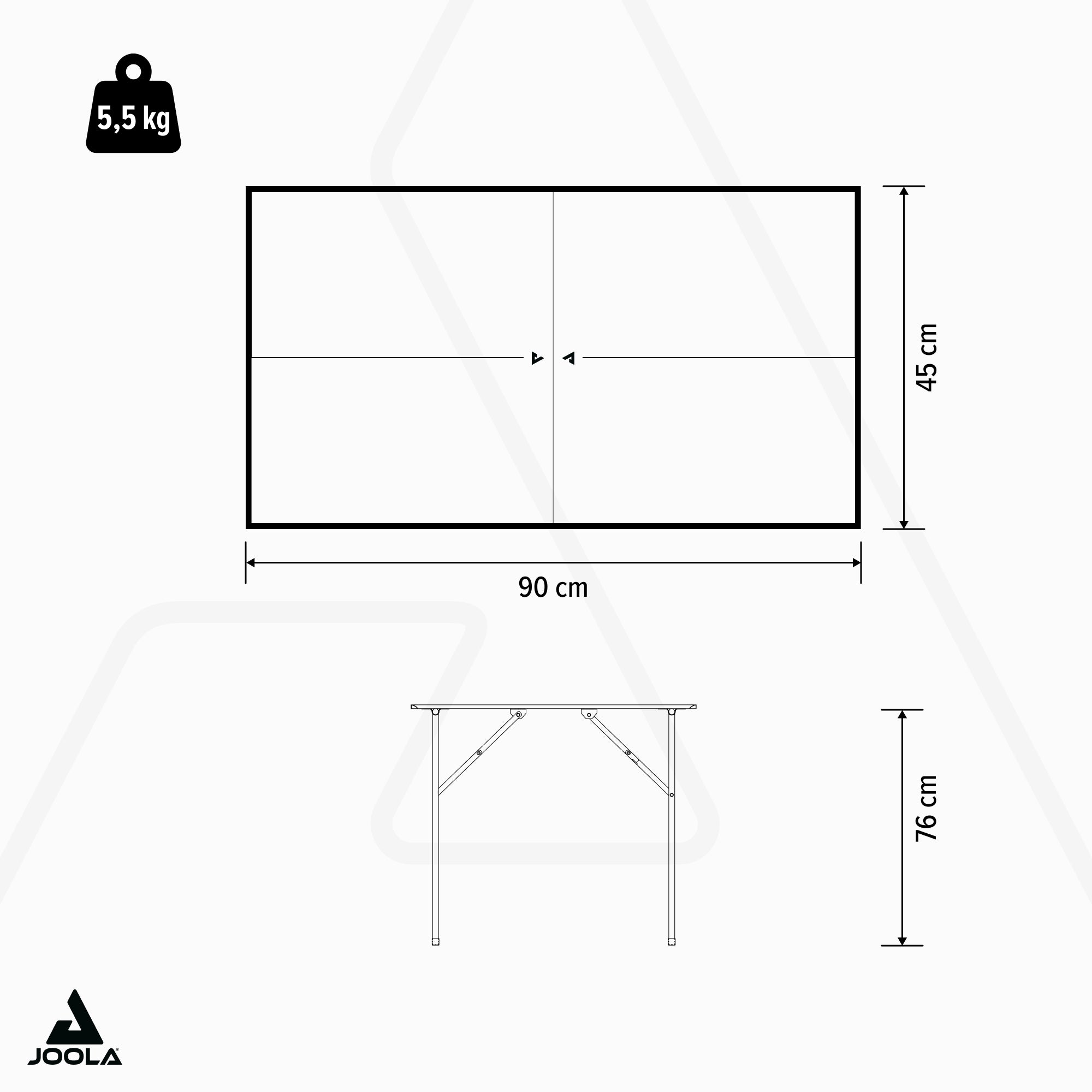 JOOLA MINI TABLE TENNIS TABLE