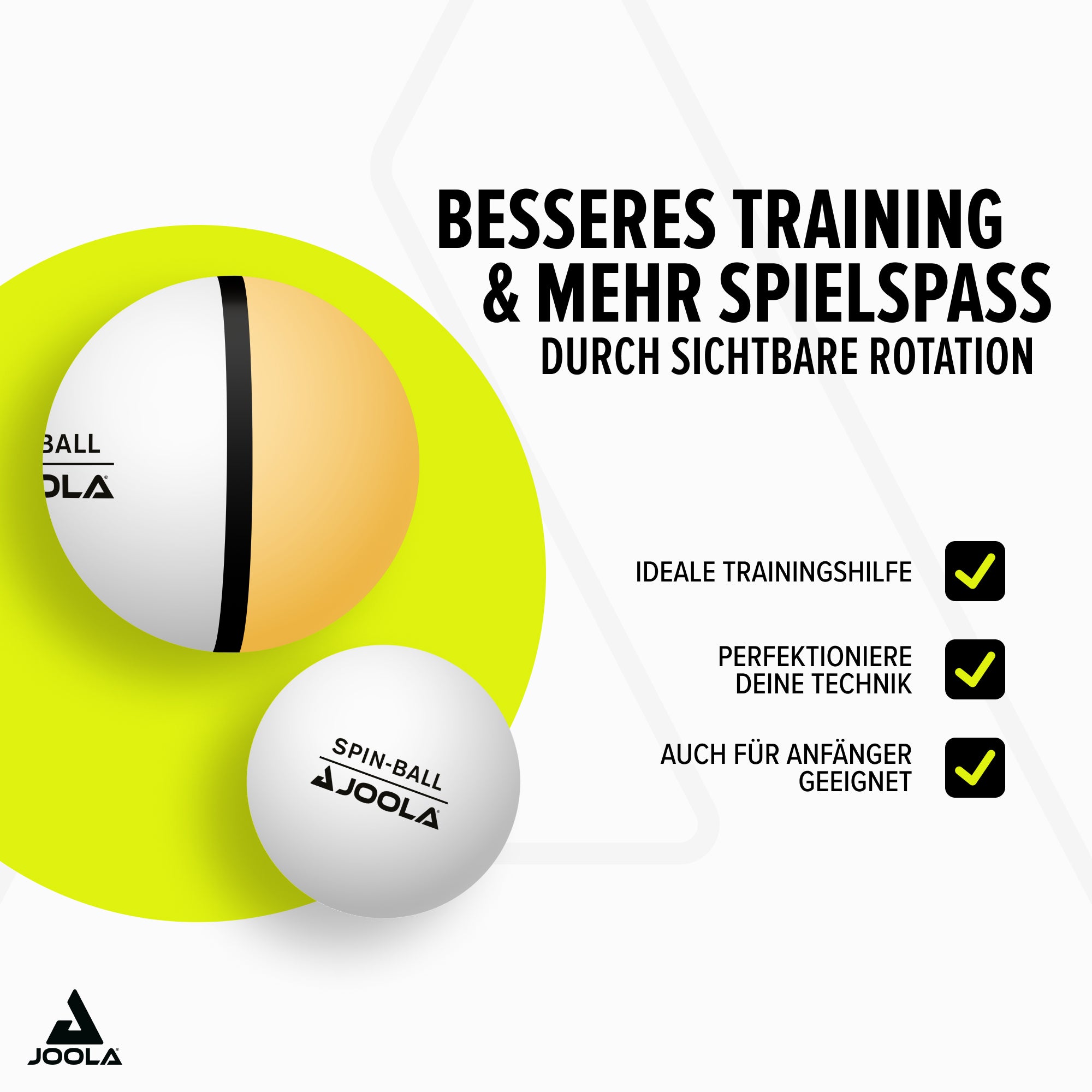 JOOLA Table Tennis Ball Spinball 12-Pack 
