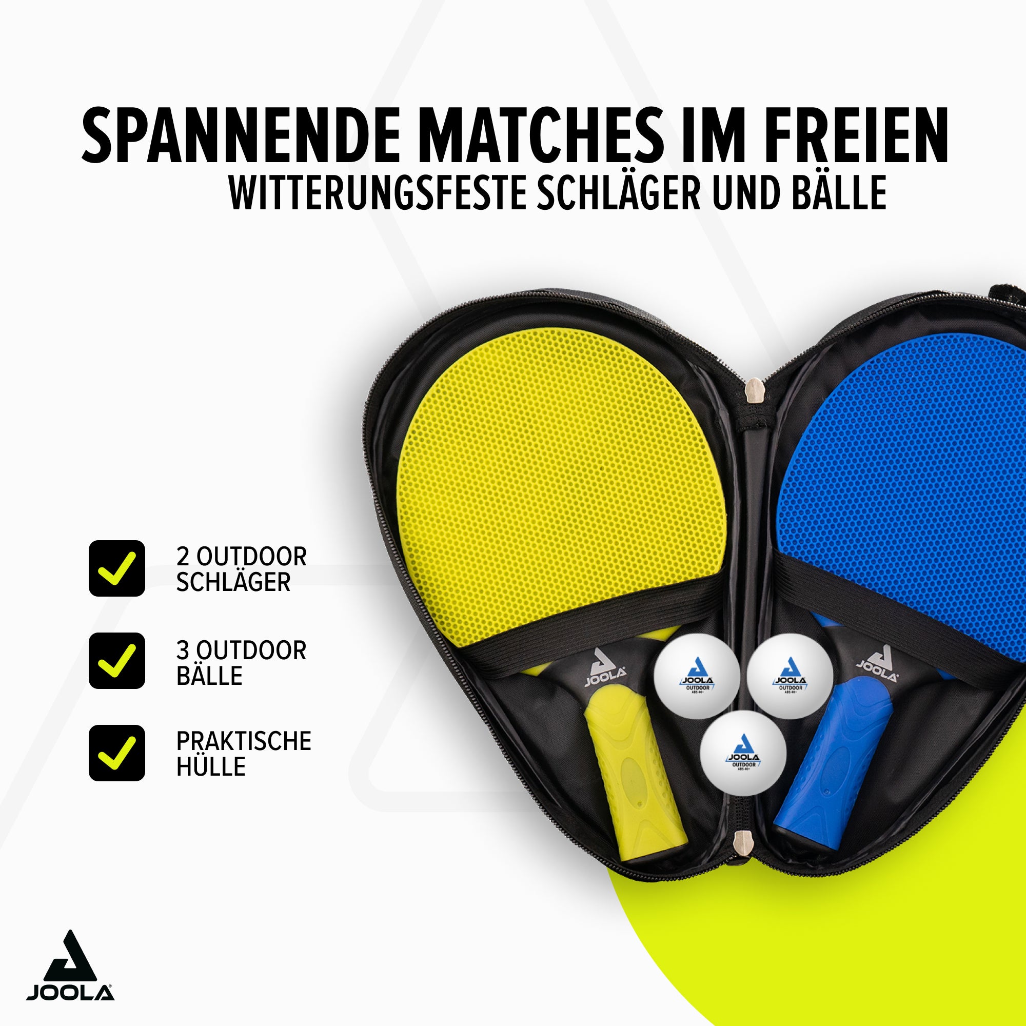 JOOLA Tischtennis-Set Vivid Outdoor