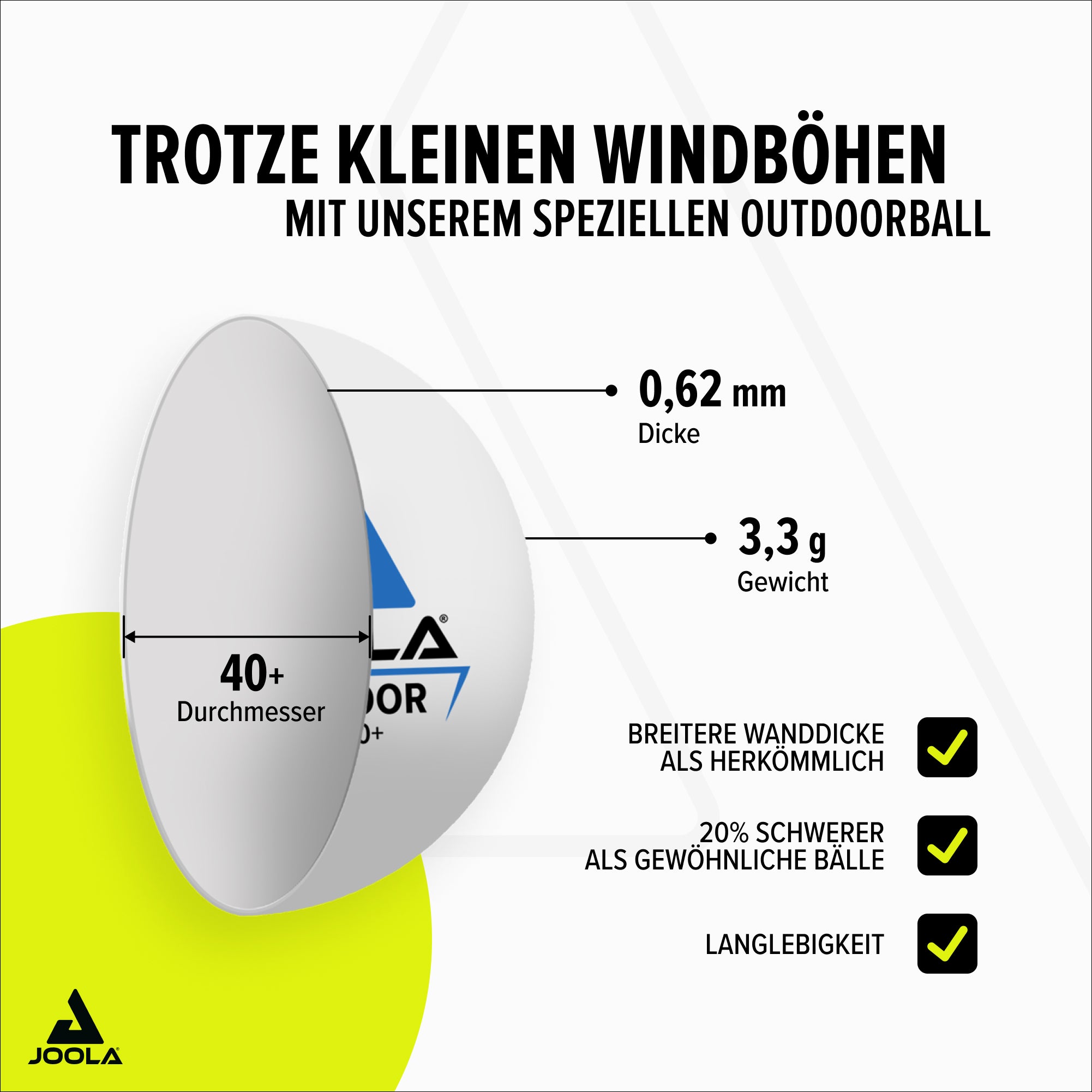 JOOLA TABLE TENNIS SET VIVID OUTDOOR