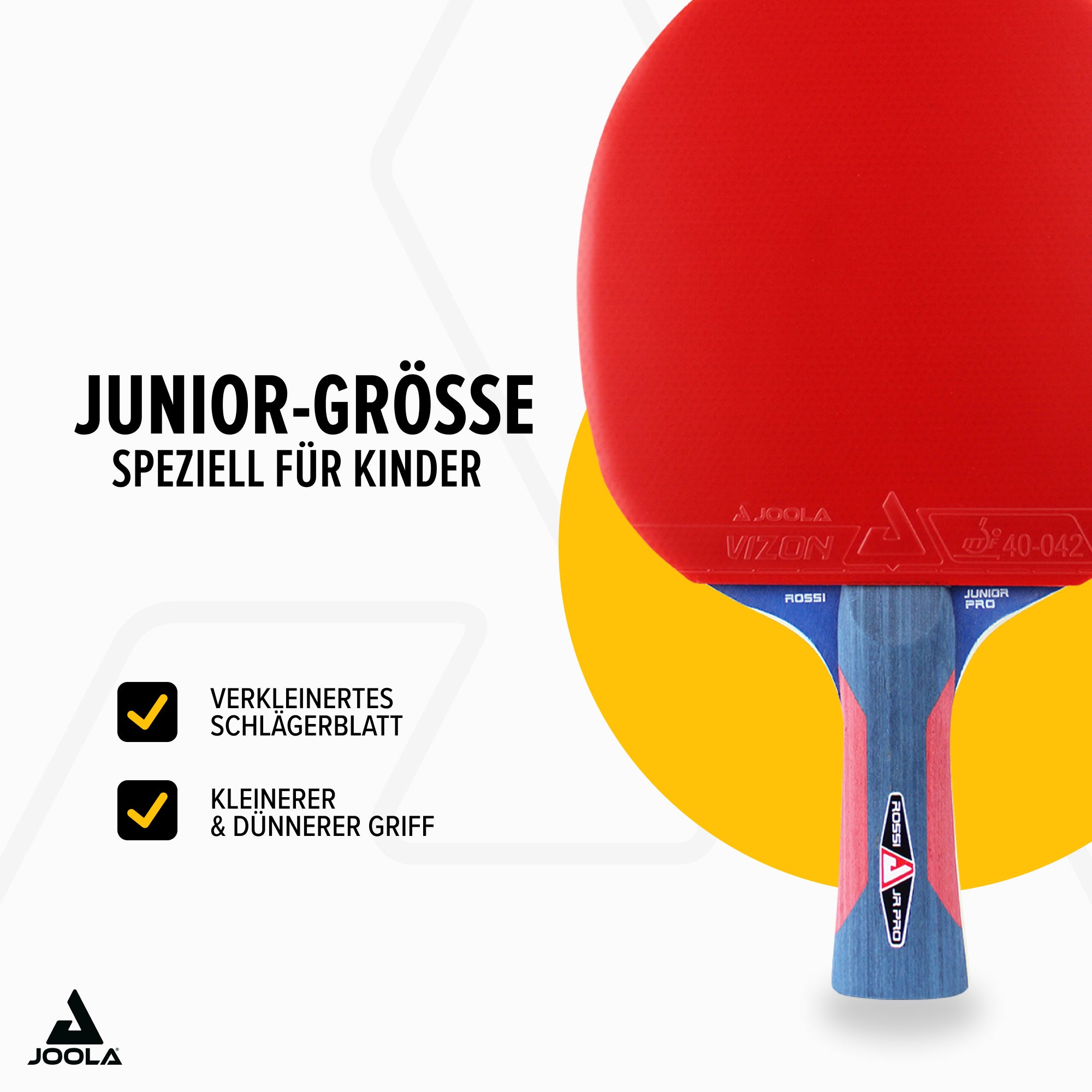 JOOLA TABLE TENNIS RACKET ROSSI JR PRO