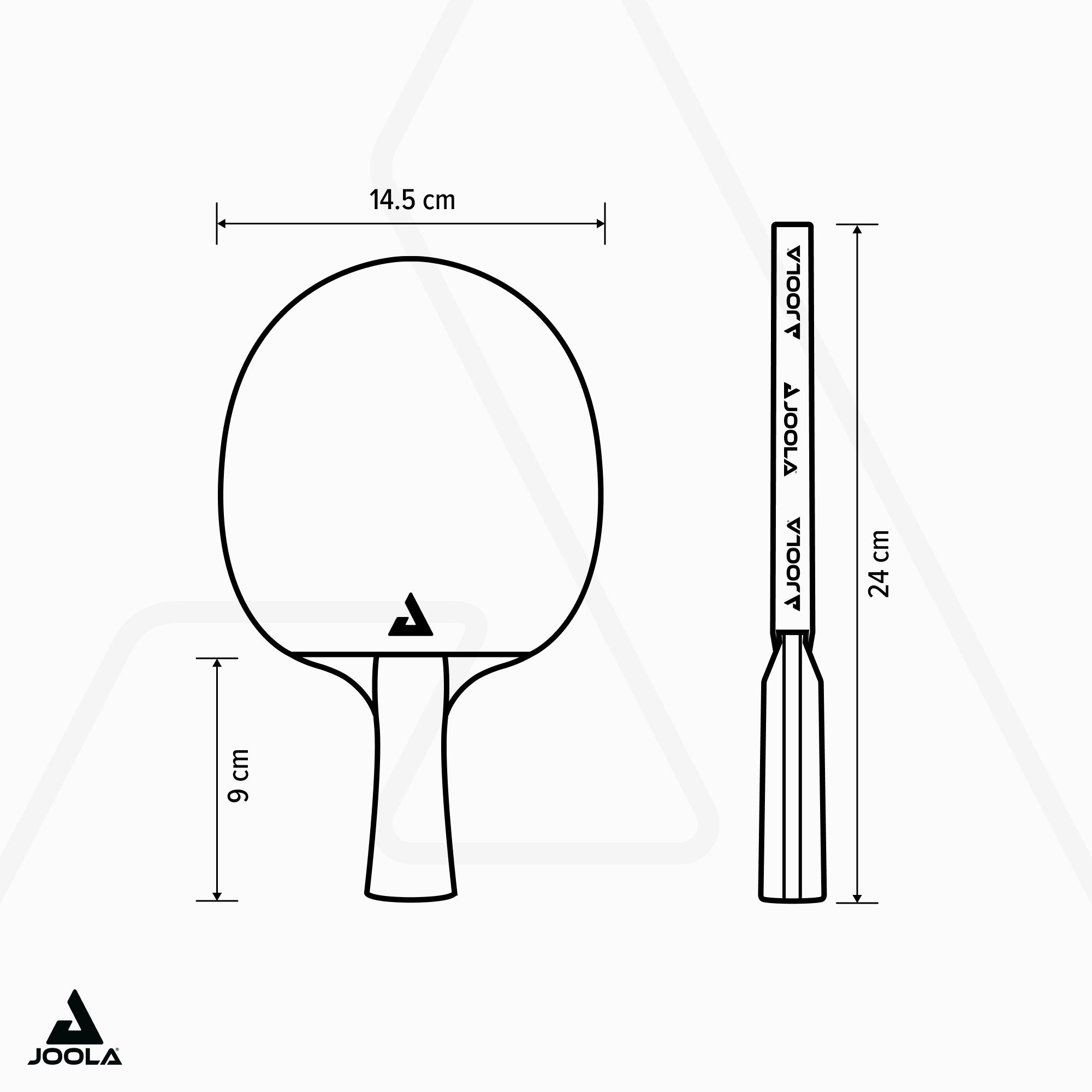 JOOLA TABLE TENNIS RACKET ROSSI JR PRO