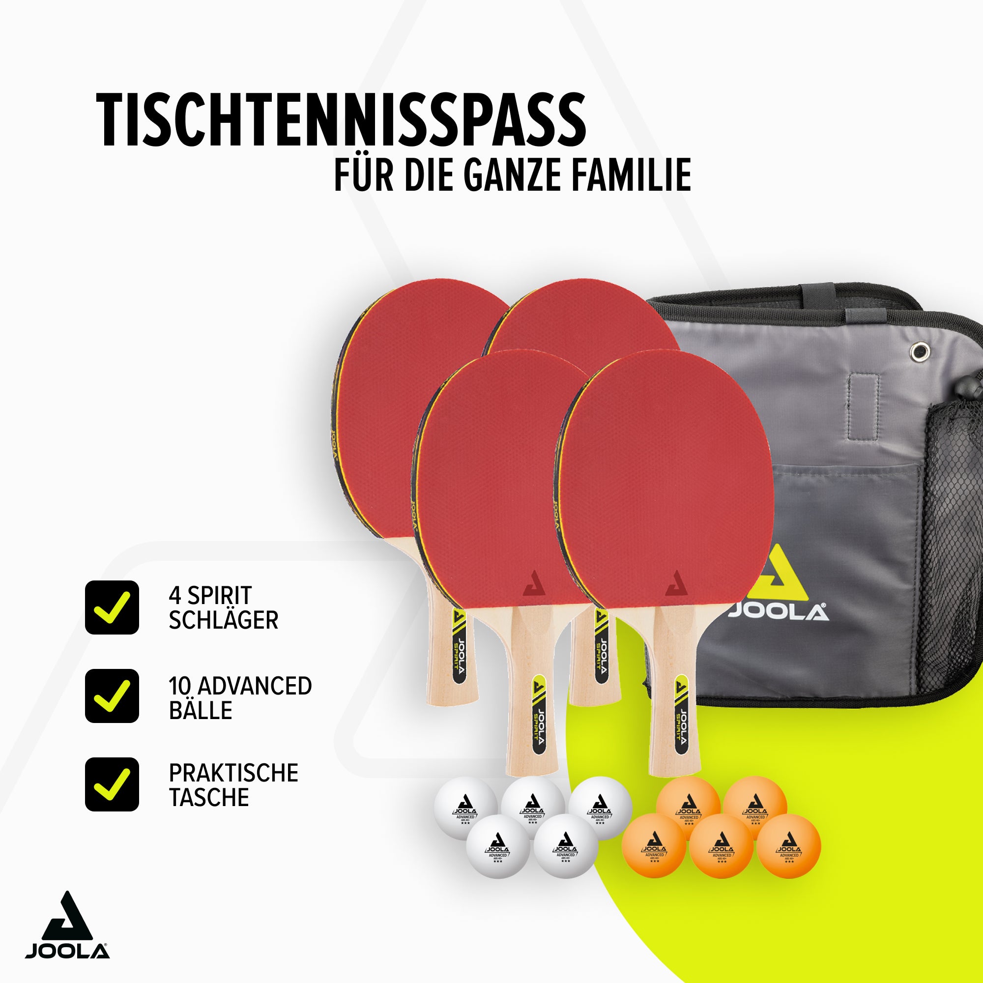 JOOLA Tischtennis-Set Family