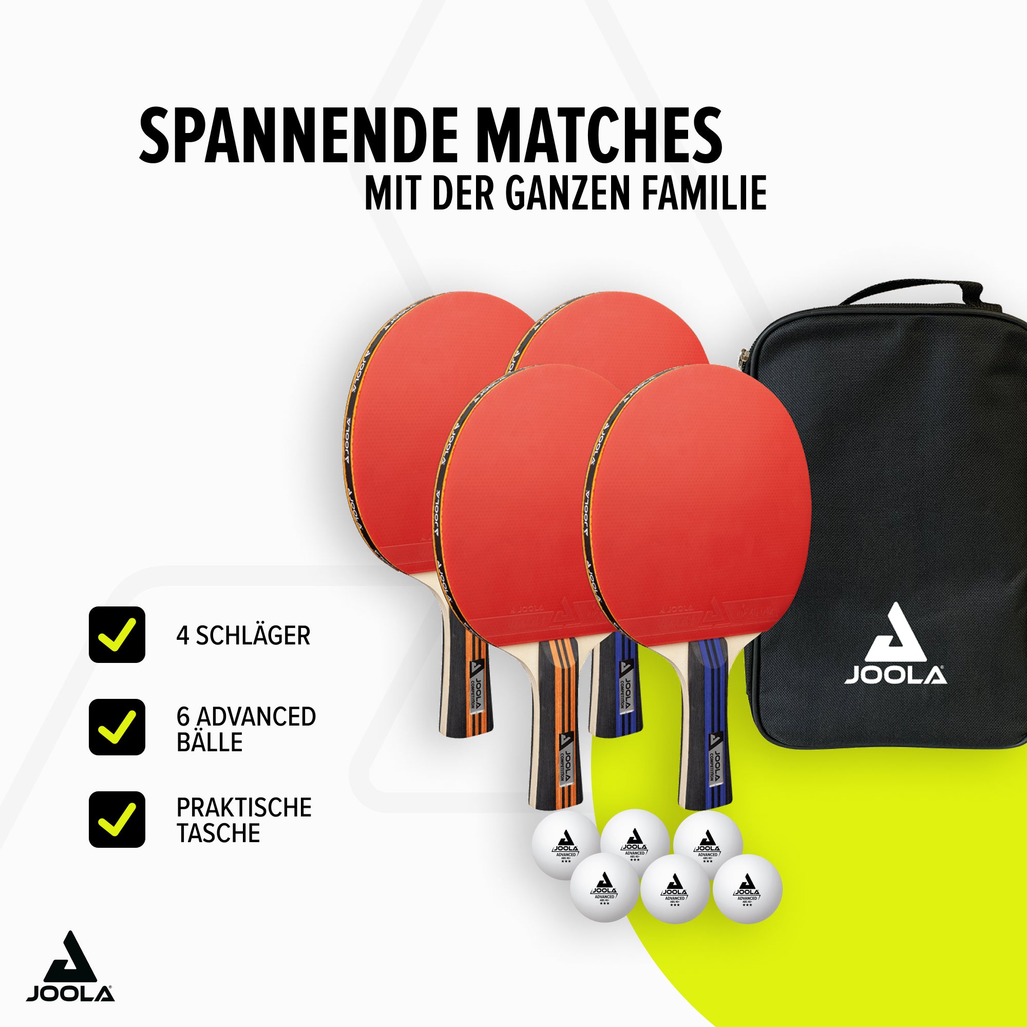 JOOLA Tischtennis-Set JOOLA Family Advanced