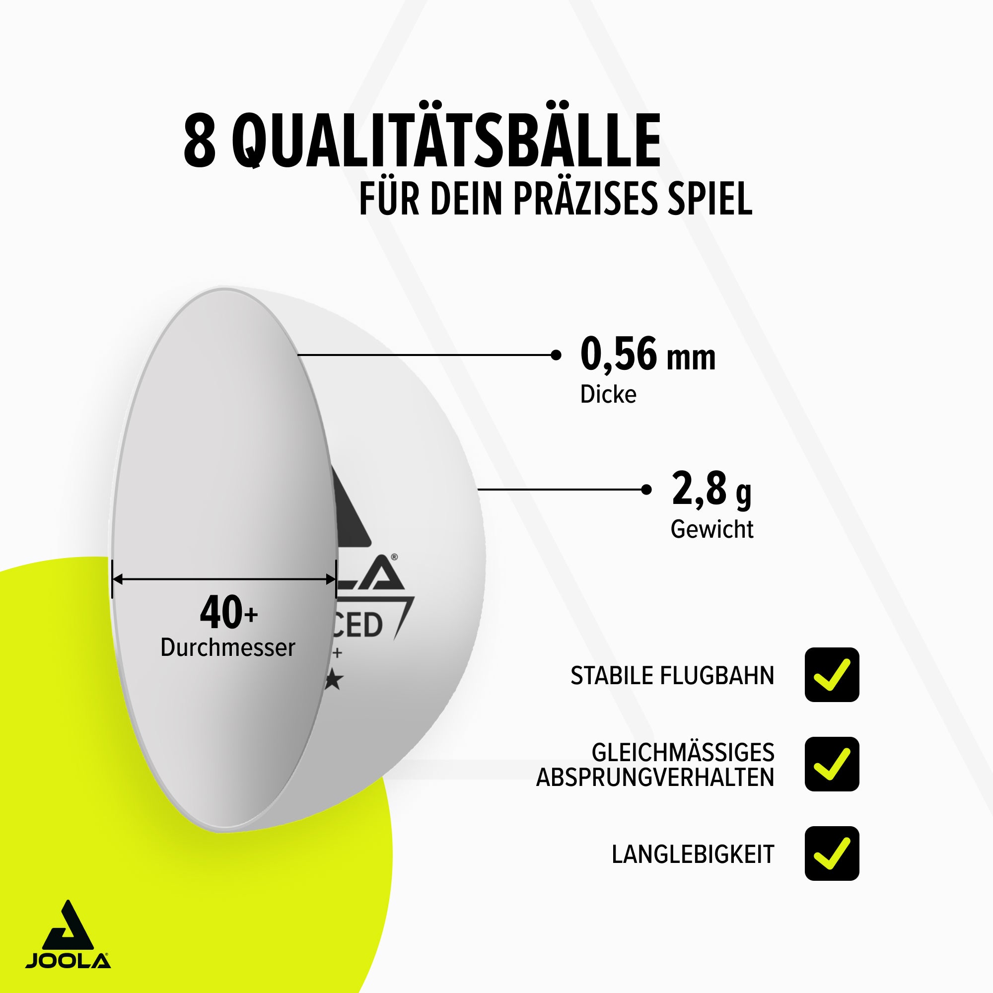 JOOLA Tischtennis-Set Neon