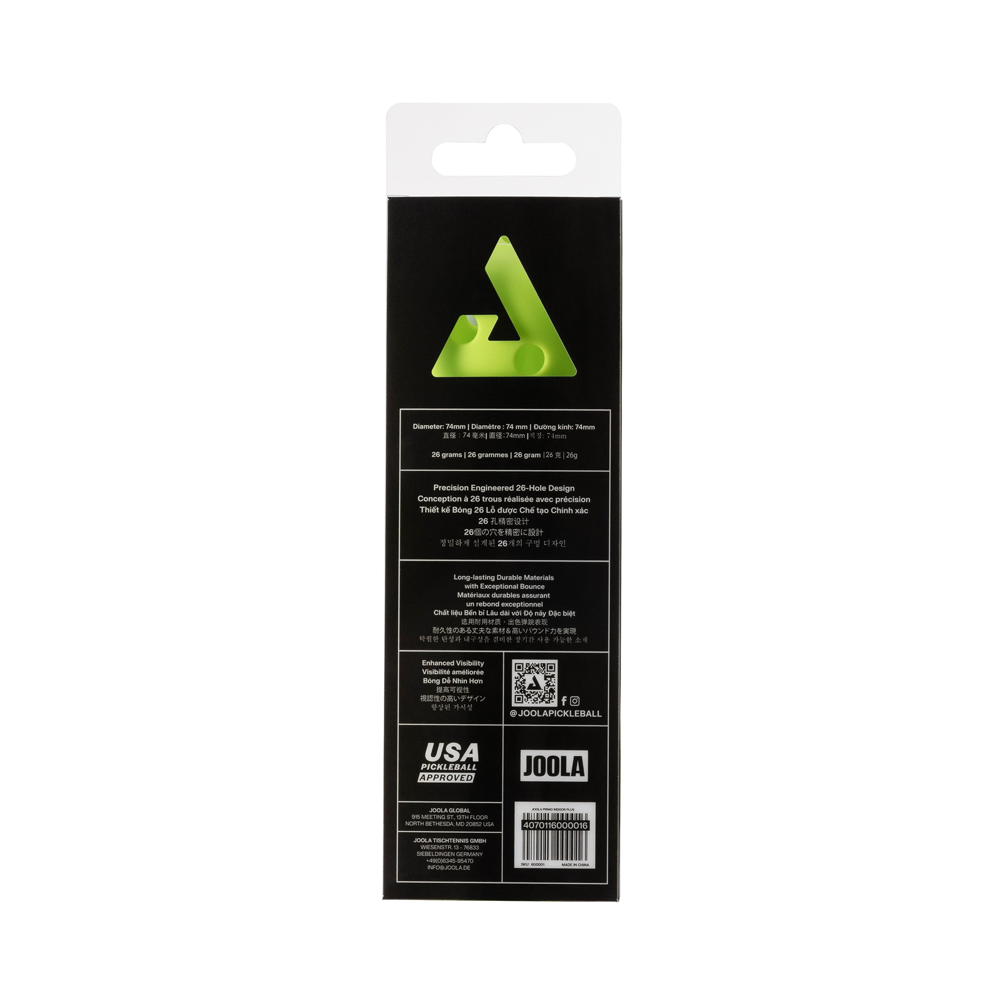 JOOLA Primo Indoor plus (3 pack)
