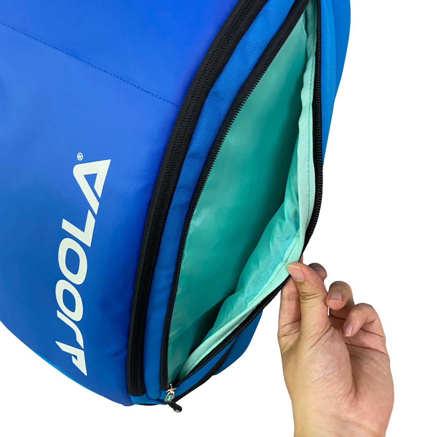 Gesamtansicht des JOOLA RUCKSACK VISION II mit Fokus auf das kompakte Design.