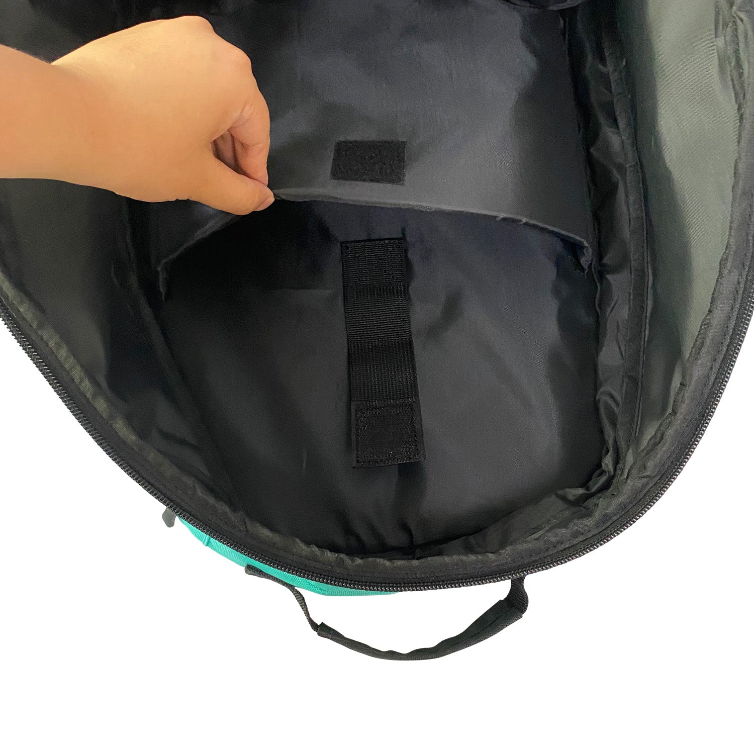 Fokus auf das einzigartige Design des JOOLA RUCKSACK VISION II von oben.